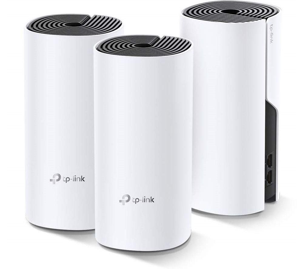 TP-Link AC1200 + AV1000 Whole Home Hybrid Mesh Wi-Fi System, 3-Pack - Image 1