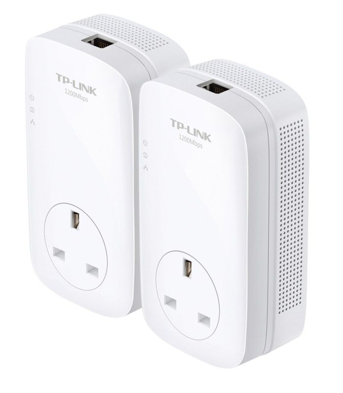 TP-Link AV1300 Gigabit Passthrough Powerline Starter Kit - Image 1