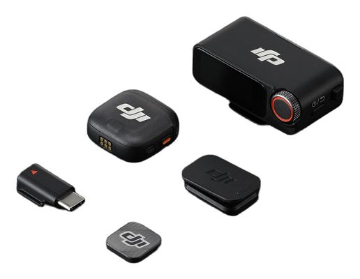 DJI Mic 3 (1 TX 1 RX) Wireless Microphone Kit - Black, Black