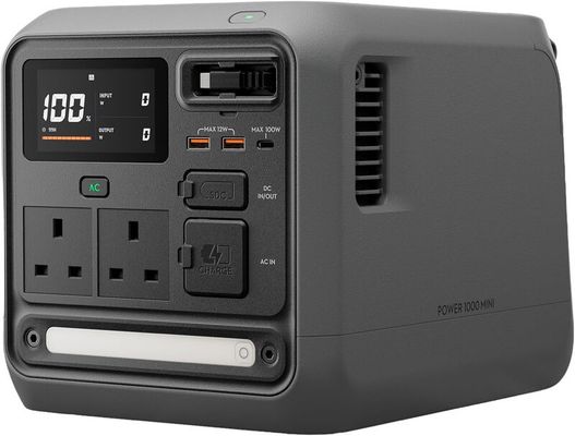 DJI Power 1000 Mini Portable Power Station, Black