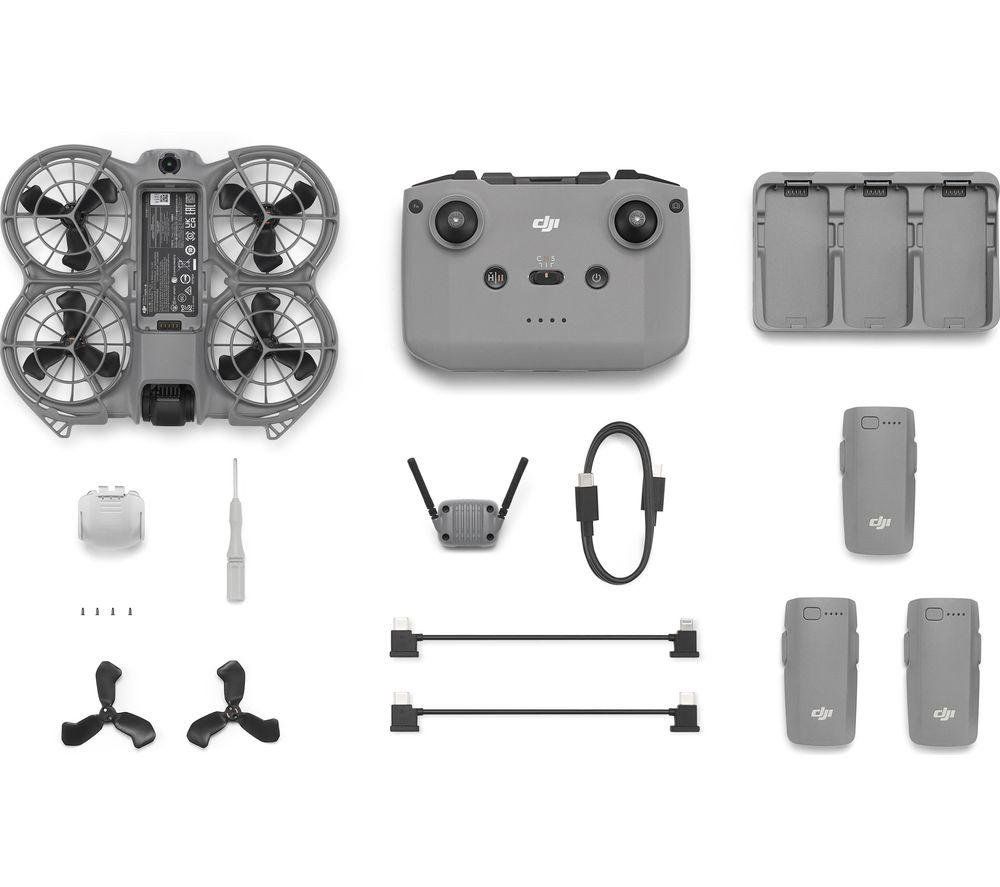 DJI Neo 2 Fly More Combo with RC-N3 Remote Controller - Grey, Silver/Grey - Image 1