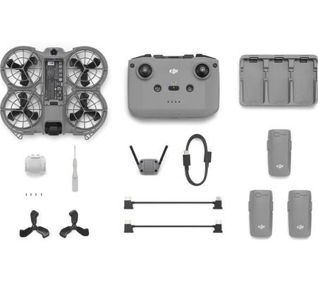 DJI Neo 2 Fly More Combo with RC-N3 Remote Controller - Grey, Silver/Grey