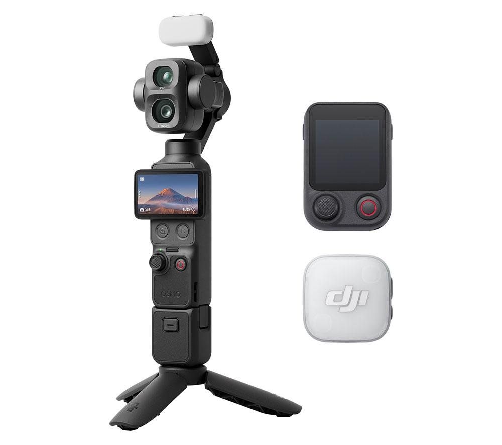DJI Osmo Pocket 4P 4K Ultra HD Action Camera Vlogging Combo - Black, Black - Image 1