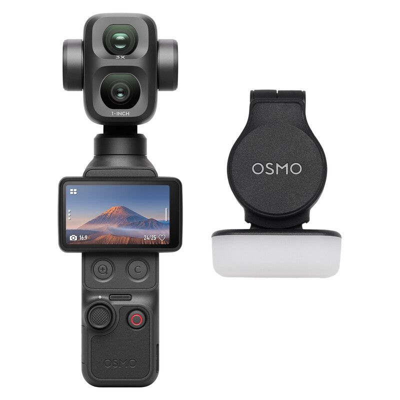 DJI Osmo Pocket 4P 4K Ultra HD Action Camera - Black, Black - Image 1