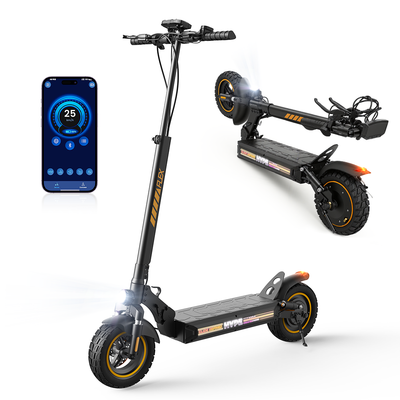 iScooter DX5Pro / DX5 2000W Electric Scooter with Seat & Large Basket - Moped Style - Thumbnail 2