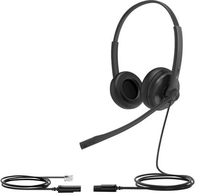 Yealink YHS34 Headset Wired Head-band Calls/Music Black