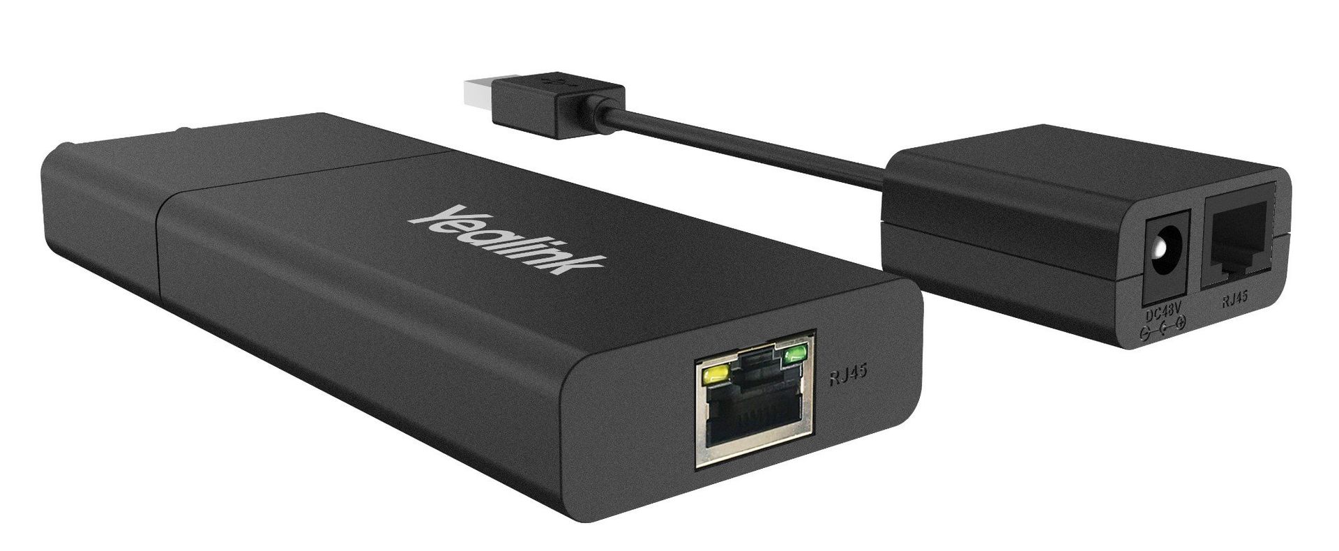 Yealink USB2CAT5E-EXT Network transmitter & receiver Black - Image 1