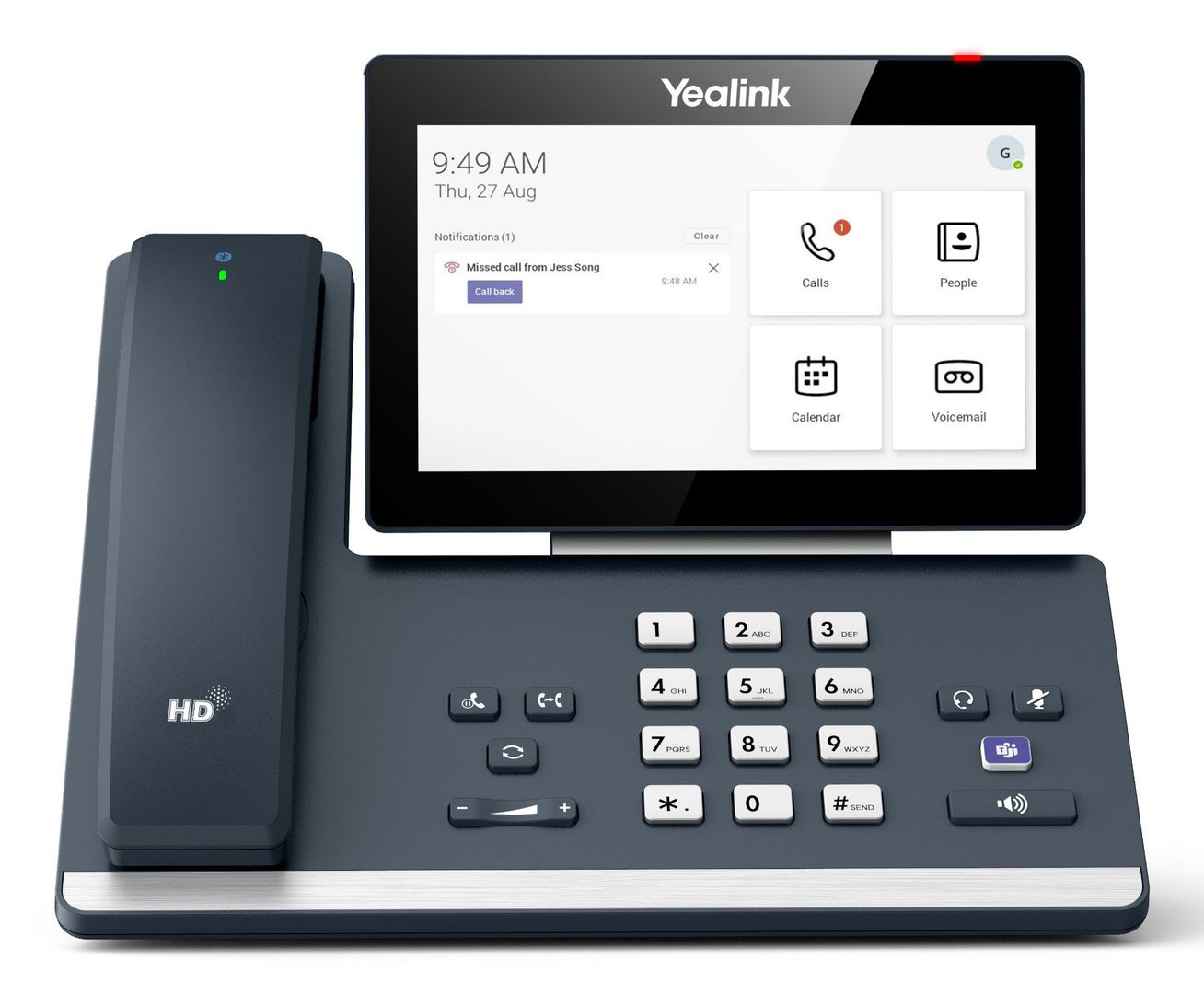 Yealink MP58WH Android Wi-Fi Smart Media Phone for Teams with Cordless - Image 1