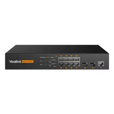 Yealink RCH80 Managed L2+ Power over Ethernet (PoE) Black
