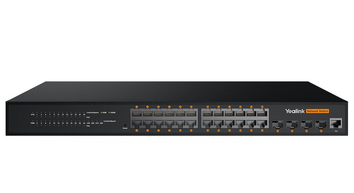 Yealink RCH240 Managed L2+ Gigabit Ethernet (10/100/1000) Power over E - Image 1