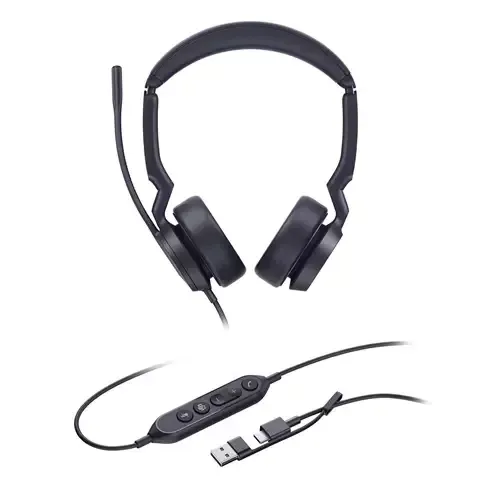 Yealink UH44 Dual Teams USB-C/A Headset - Image 1