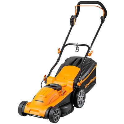 LawnMaster 37cm 1600W Electric Lawnmower - Orange