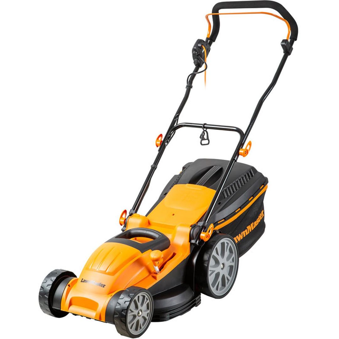 LawnMaster 40cm 1800W Electric Lawnmower - Orange - Image 1