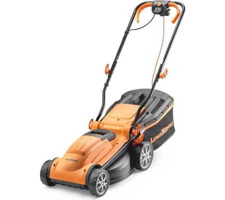 LawnMaster 34cm 1400W Electric Lawnmower - Orange