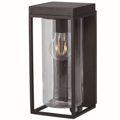 LUTEC FLAIR Solar Outdoor Wall Light, black, 29 cm, sensor, IP44 - Thumbnail 2