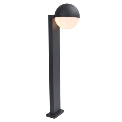 LUTEC LOOMA path light, dark grey, height 70 cm, metal, IP54, E27 - Thumbnail 2