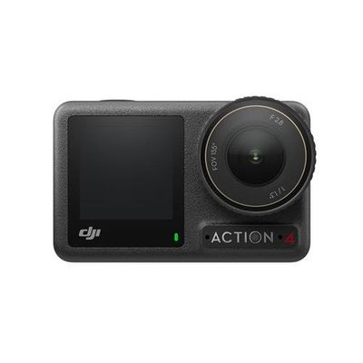 DJI Osmo Action 4 Adventure Combo 4K Ultra HD Action Camera - Black, Black