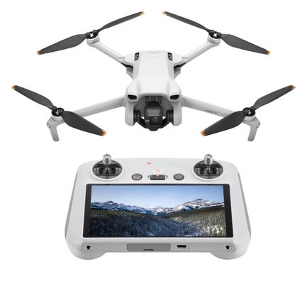DJI Mini 3 (RC) 4 rotors Mini-drone 48 MP 3840 x 2160 pixels 2453 mAh Grey White