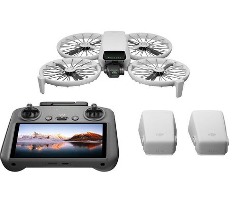 DJI Flip Fly More Combo with RC 2 Remote Controller - Grey, Silver/Grey