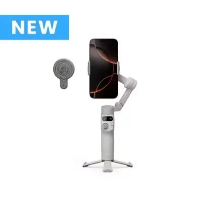 DJI Osmo Mobile 7 Smartphone Gimbal - Grey, Silver/Grey - Thumbnail 2