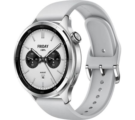 XIAOMI Watch S4 - Silver, Fluororubber Strap, Silver/Grey - Thumbnail 2