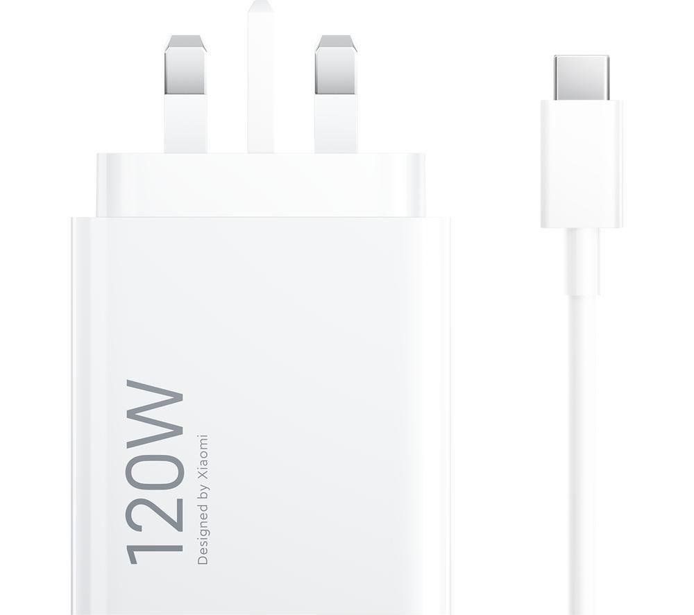 XIAOMI HyperCharge Combo 120 W USB Charger - White, White - Image 1