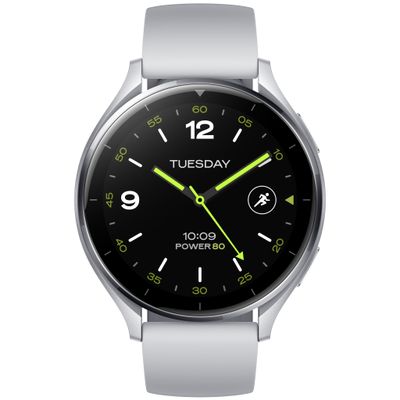 Xiaomi Watch 2 3.63 cm (1.43") AMOLED 46 mm Digital 466 x 466 pixels Touchscreen Silver Wi-Fi GPS (satellite)