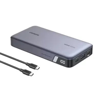 UGREEN Nexode 25000 mAh Portable Power Bank - Grey, Silver/Grey - Thumbnail 3