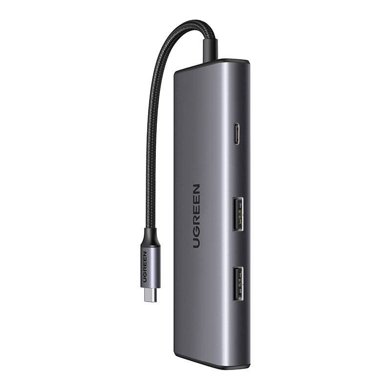 Ugreen 15531 interface hub USB Type-C 1000 Mbit/s Grey - Image 1