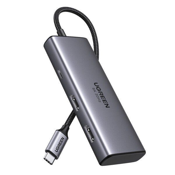 Ugreen Revodok 206 USB Type-C 5000 Mbit/s Silver - Image 1