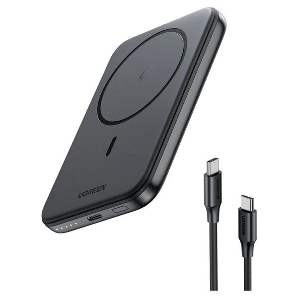 Ugreen 25207 power bank 5000 mAh Wireless charging Black - Image 1