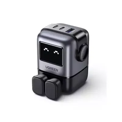 Ugreen USB-A+2C 65W UNO GAN CHARGER Mobile phone, Laptop, Tablet Black AC, USB Indoor - Thumbnail 3