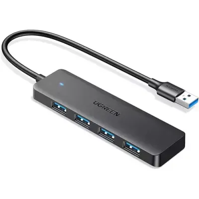 Ugreen USB 3.0 4-PORT HUB USB-A TO 4XUSB Docking USB 3.2 Gen 1 (3.1 Gen 1) Type-A - Thumbnail 3