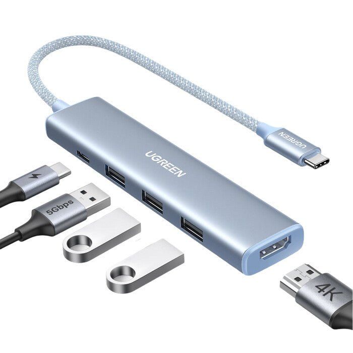 Ugreen Revodok USB Type-C Blue - Image 1