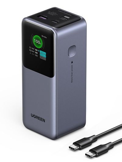 UGREEN Nexode 20000 mAh Portable Power Bank - Grey, Silver/Grey