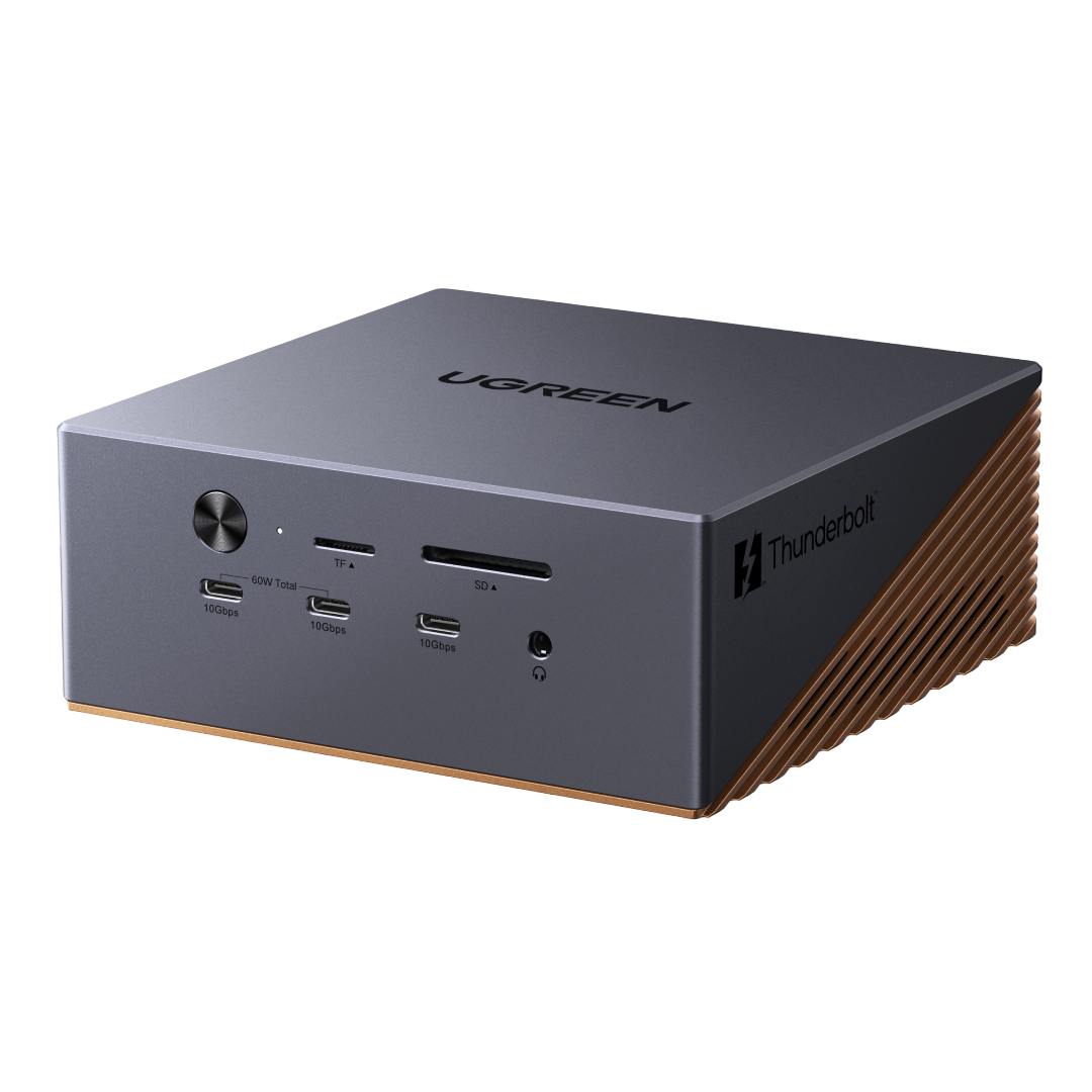 Ugreen Revodok Maxidok 17-in-1 Thunderbolt 5 120000 Mbit/s Brown Grey - Image 1