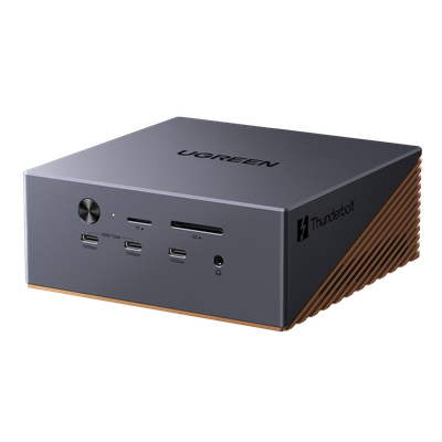 Ugreen Revodok Maxidok 17-in-1 Thunderbolt 5 120000 Mbit/s Brown Grey