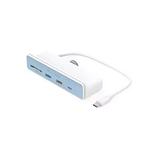 HYPER HD34A8 laptop dock/port replicator USB 3.2 Gen 1 (3.1 Gen 1) Type-C White - Image 1
