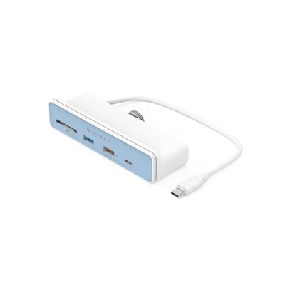 HYPER HD34A8 laptop dock/port replicator USB 3.2 Gen 1 (3.1 Gen 1) Type-C White - Thumbnail 2
