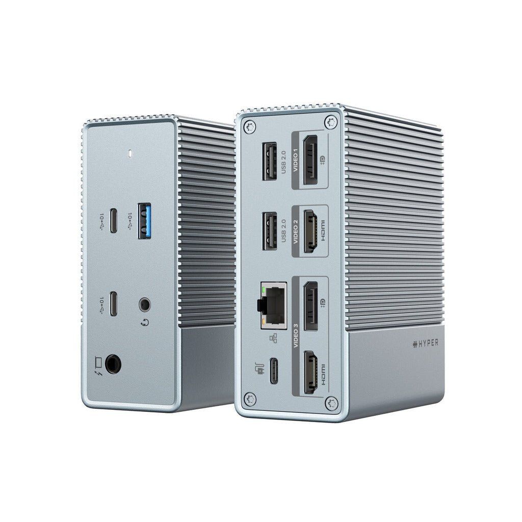 Targus HDG212B-GL laptop dock/port replicator Wired USB 3.2 Gen 1 (3.1 Gen 1) Type-C Grey - Image 1