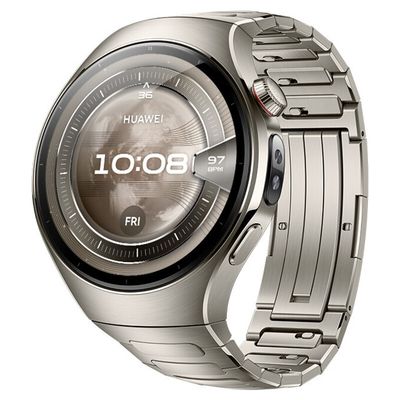 Huawei WATCH 5 3.81 cm (1.5") AMOLED 46 mm Digital 466 x 466 pixels Touchscreen Silver Wi-Fi GPS (satellite) - Thumbnail 2