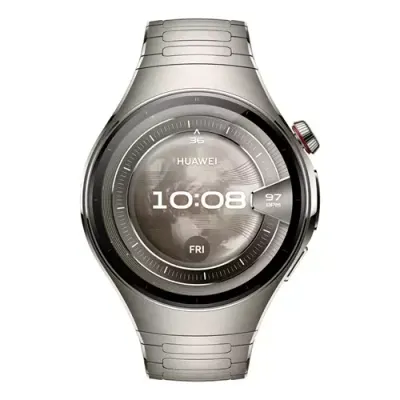 Huawei WATCH 5 3.81 cm (1.5") AMOLED 46 mm Digital 466 x 466 pixels Touchscreen Silver Wi-Fi GPS (satellite)