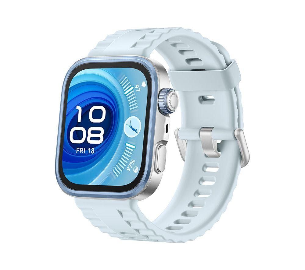 HUAWEI Watch Fit 4 Pro - Titanium Blue, Fluoroelastomer Strap, Blue - Image 1