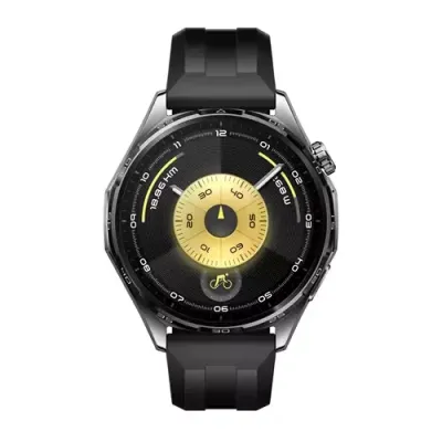 HUAWEI Watch GT 6 - Black with Fluoroelastomer Strap, 46 mm, Black - Thumbnail 4