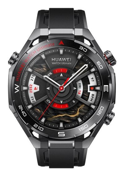 Huawei 55020GBB smartwatch / sport watch 3.81 cm (1.5") LTPO 48.5 mm Digital 466 x 466 pixels Black Wi-Fi GPS (satellite) - Thumbnail 2