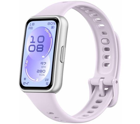 HUAWEI Band 11 Fitness Tracker - Aluminium with Purple Fluoroelastomer Strap, Purple