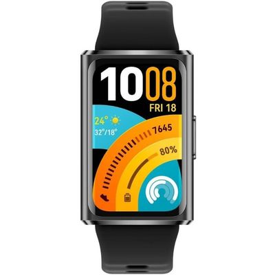 HUAWEI Band 11 Pro Fitness Tracker - Black, Fluoroelastomer Strap, Black