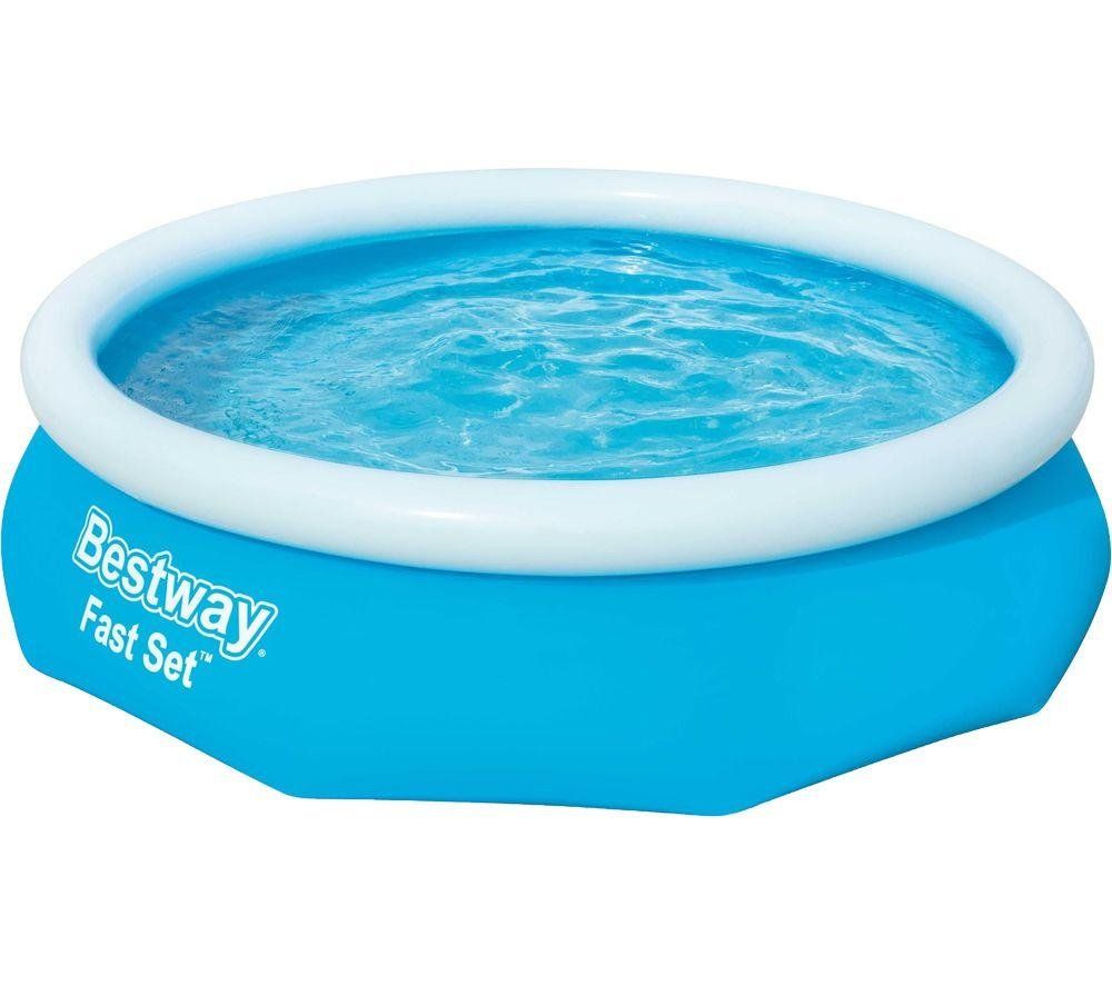 BESTWAY Fast Set BW57270GB-19 Round Swimming Pool - Blue - Image 1