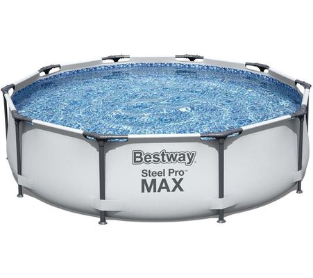 BESTWAY Steel Pro Max BW56408GB-21 Round Swimming Pool - Grey