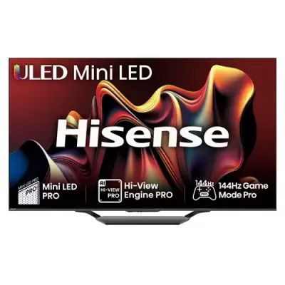 Hisense 65U7NQTUK TV 165.1 cm (65") 4K Ultra HD Smart TV Wi-Fi Black 1500 cd/m